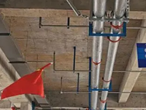 滴道管廊支架的安装方法